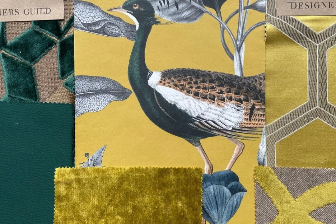 Wallpaper and curtain fabric