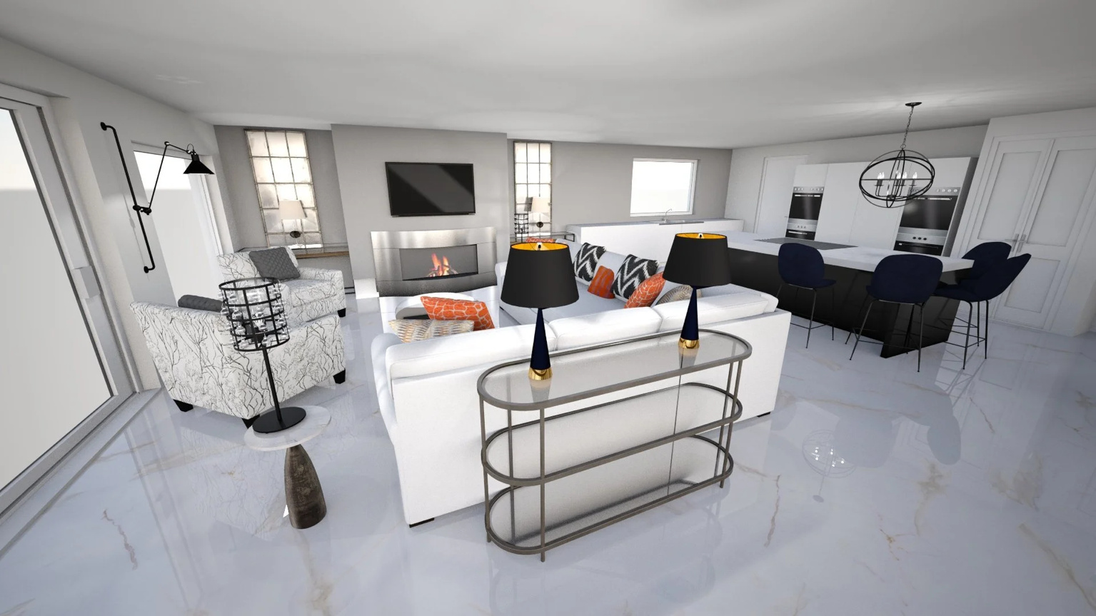 3D room visuals