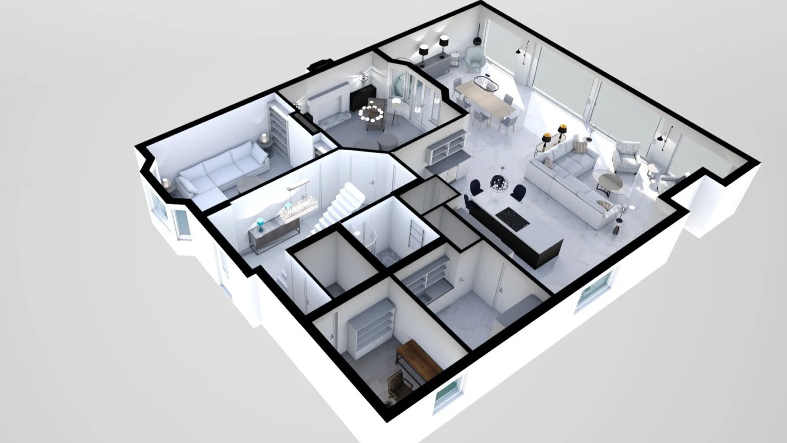 3D floor plans